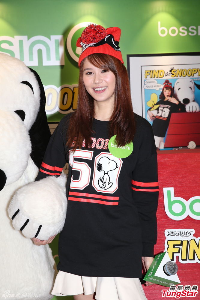 组图：黄翠如卡通造型扮可爱 否认分居传闻