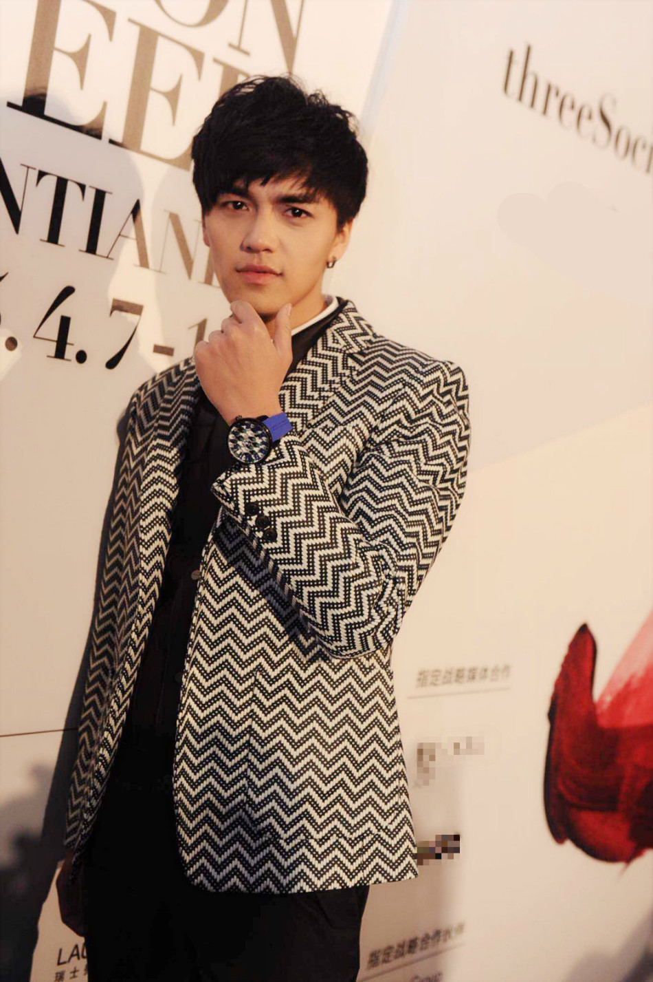 组图：李祥祥三度进出时装周 初尝时尚新贵滋味