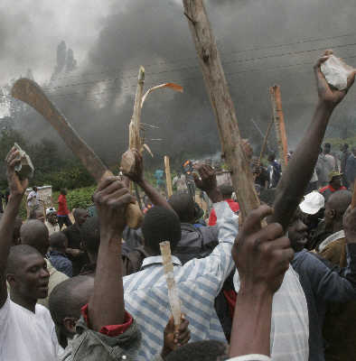 肯尼亚骚乱至少300人死图