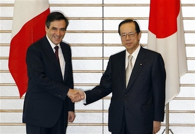 日本法国同意加强两国经济与核能合作(组图)_