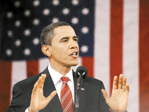 奥巴马国情咨文主打经济就业