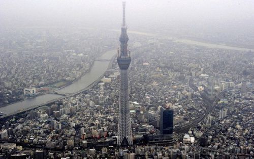 东京高634米晴空塔今日开业 系全球最高电视塔