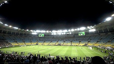 位于巴西里约热内卢的2014年巴西世界杯足球