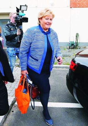 挪威变天 再出女首相