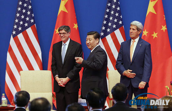 习近平中美战略与经济对话致辞:中美对抗肯定是灾难[1]- 中国日报网_新浪新闻