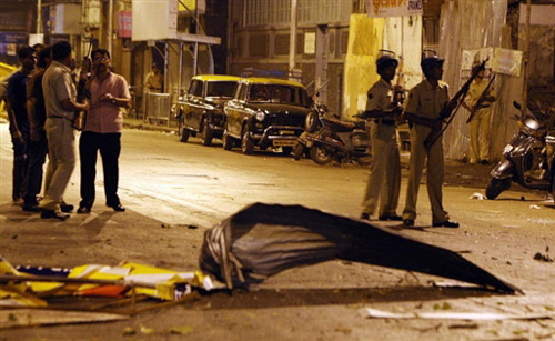 组图：印度孟买连环恐怖袭击事件致80人死亡