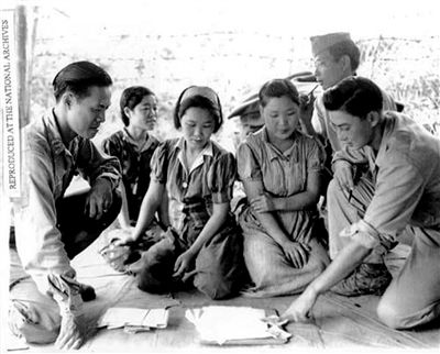 1944年8月，获救慰安妇在缅甸。