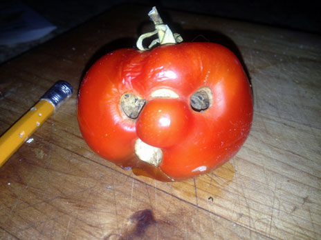 生活中有趣的视错觉:番茄酱中浮现人脸?(图)