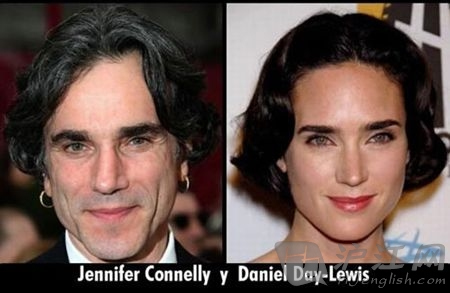 Daniel Day-Lewis and Jennifer Connely