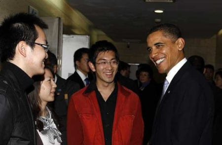 中国学生赴美留学进入奥巴马时代(组图)
