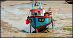 A boat on sand