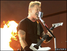 Metallica singer and guitarist