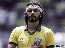 Brazilian football player, socrates oliveira