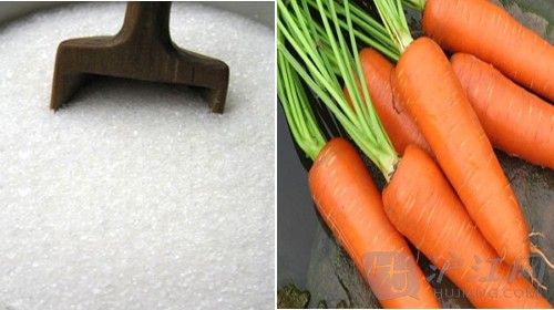 carrots and sugar