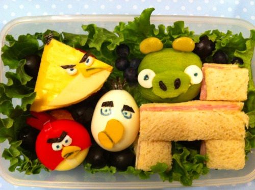 angry bird for lunch