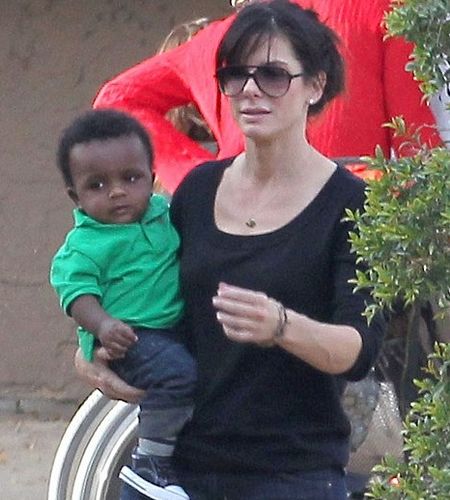 Sandra and her son, Louis.