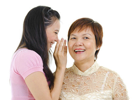 Talking With Mom Lowers Stress