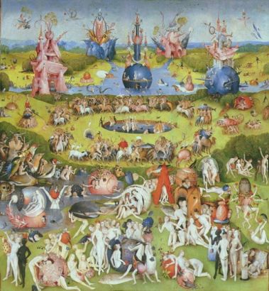 Hieronymus Bosch (Ү˹ϣ) If the paintings have lots of little people in them but also have a ton of crazy bullshit, it's Bosch. һСˣһϡŹ߰ĶǾǲϣˡ