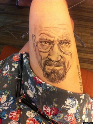 Her first big creation was Breaking Bad character Walter White's face. It went viral on Reddit and is one of the top results on a Google search for 