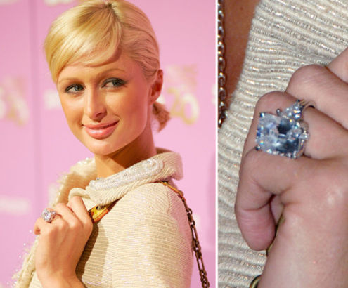 Paris Hilton stepped out with a 24-carat diamond in May 2005 after Paris Latsis proposed with the ring, worth a reported $4.7 million. ˹ϣ20055´ö24ڹڵҰ Paris Latsis Ľָݱֵ470