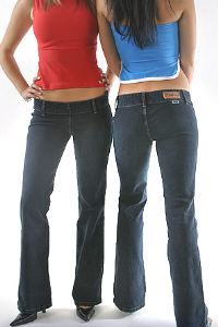 low-rise jeans ţп