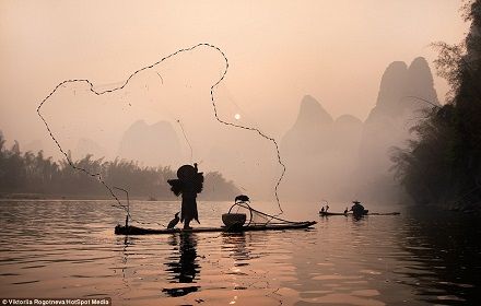 外媒看中国文化:桂林山水与传承千年的渔夫