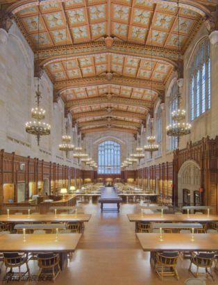美国，密西根州，安娜堡，密西根大学法学图书馆。University of Michigan Law Library, Ann Arbor, MI