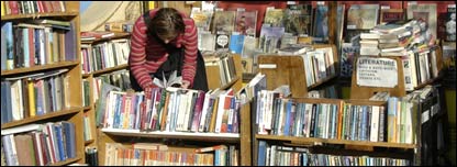 A second-hand bookshop