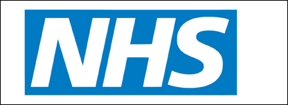 The logo of the National Health Service in the UK