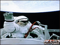 Chinese astronaut in space