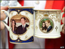 Mugs for William and Kate's wedding