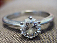 Often, an engagement ring is offered during a marriage proposal