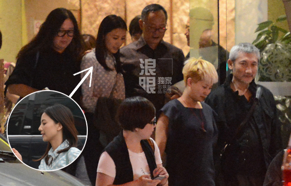 徐克吴宇森杜琪峰聚会  高圆圆 作陪