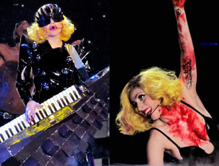 Lady Gaga�ݳ���Ѫ������#�������Ƽ��ջ�