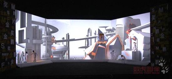 数虎图像创新立体投影金鹏盛典打造视觉飨宴