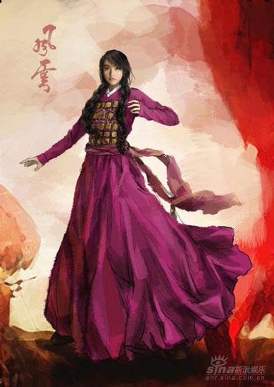 唐嫣备战《风云Ⅱ》“楚楚”狂啃漫画书(图)