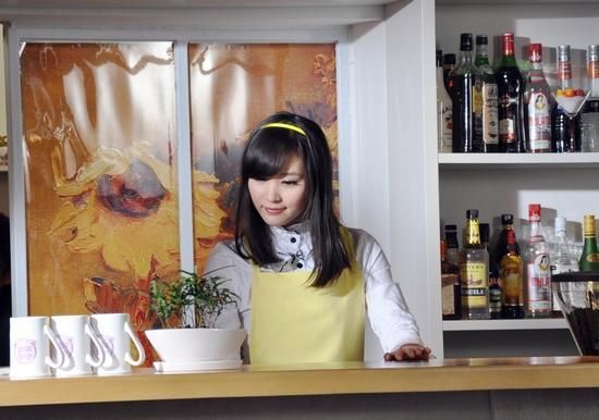 袁菲变身可爱奶茶妹