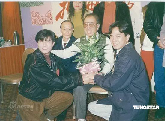 图文石坚生前风采与郭富城张国荣