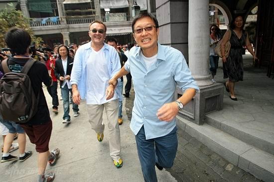 陈可辛介绍片场 刘伟强牵丹尼突围