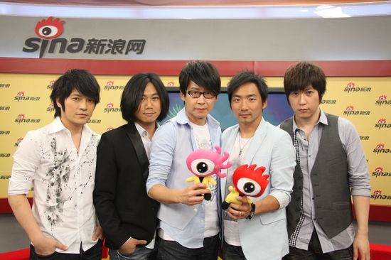 图文: 五月天 做客新浪聊《追梦3DNA》- 五月天 