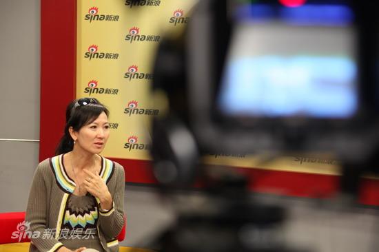 图文：陈美琪做客新浪-镜头后的陈美琪