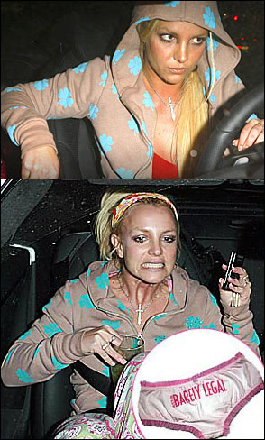 布兰妮成人用品店试内裤 顺手牵羊偷假发【图】