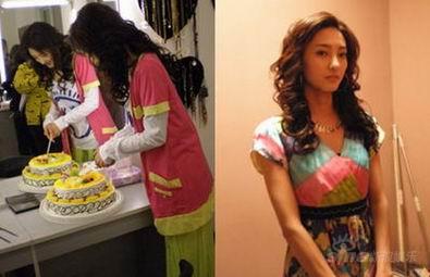 王丽坤《傻女最牛》穿时装 为拍傻女美个够(图