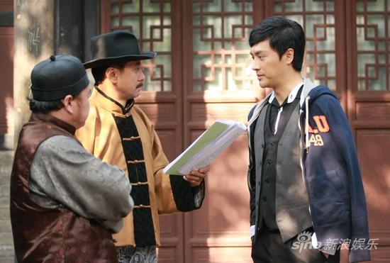 图文：《第四片甲骨》探班-刘晓虎李玉龙在对戏