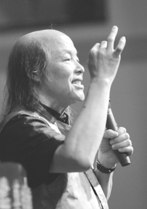 演讲中林清玄透露,因为曾有意把古龙小说里所