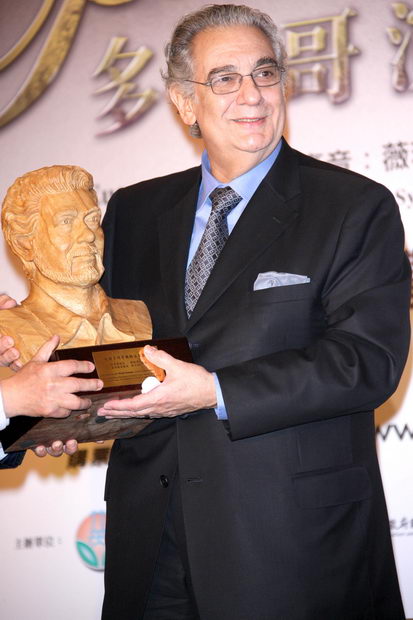 多明戈抵台献唱周末登场 将演唱中文歌曲(图)