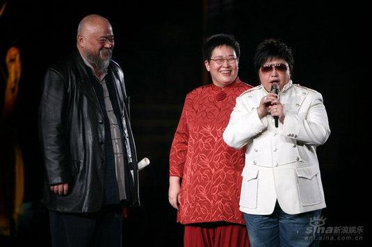 图文：韩红北京演唱会--张越李琦祝贺韩红开唱