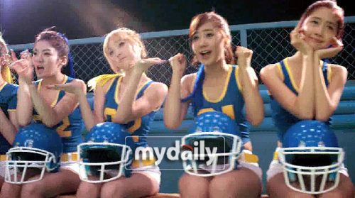 组图:<em>少女时代</em>新专辑造型曝光 变身性感<em>啦啦队</em>
