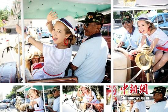 韩星SARA转型情歌天后写真青春可爱(组图)