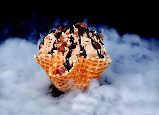 液氮冰淇淋:高科技新玩意儿 来自未来|冰淇淋|高
